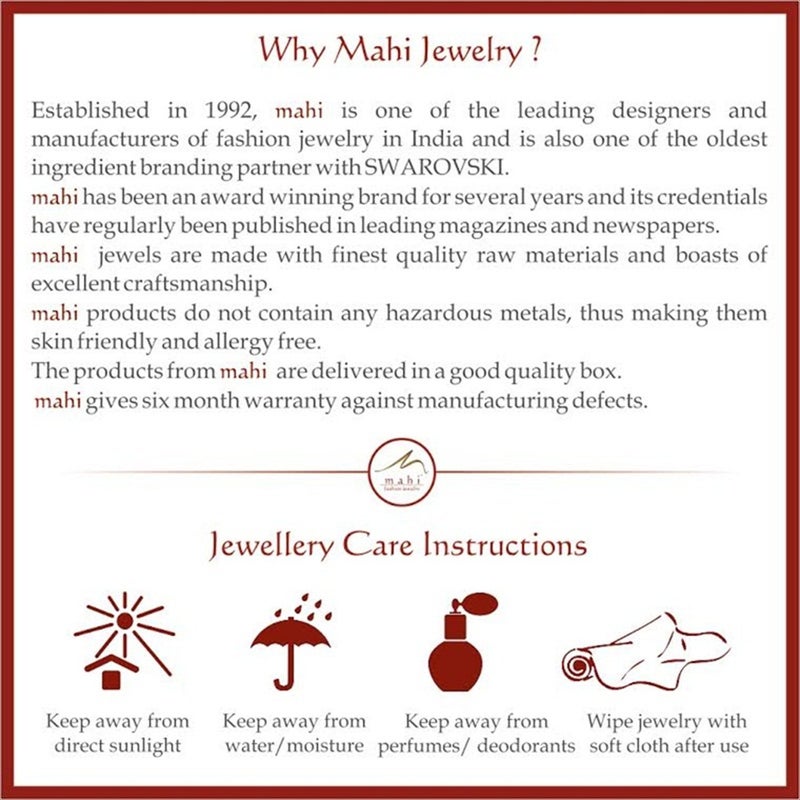 Mahi Gold Plated Maharashtrian Peshwai Bhik Bali with Artificial Beads for Men and Boys (BB1101001G) - Image 3