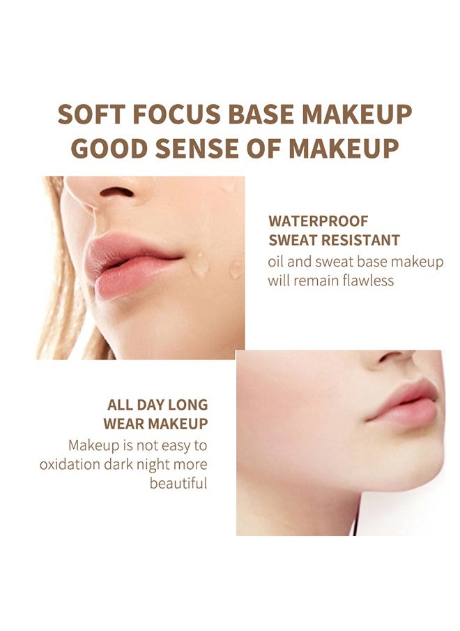 OCHEAL Skin Active Full Cover Matte Long Lasting Foundation ,Instant Anti-Aging Liquid Foundation For Perfect Long Lasting Performance BB Cream Scrub Makeup 30g(#Natural)  - Image 5