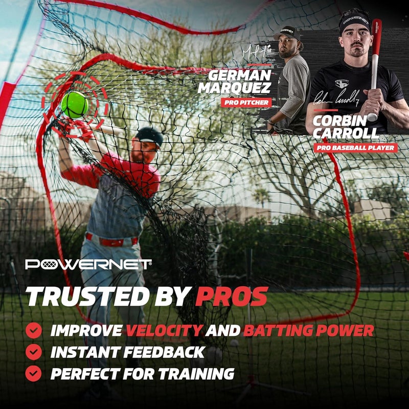 PowerNet 3.2" 6 Pack Weighted Training Balls for Hitting Batting, Build Strength & Muscle, Improve Technique, Training Equipment for Throwing, 12 to 20 oz Softball Size Weighted Balls - Image 2