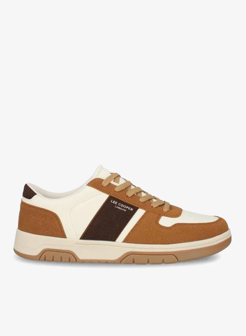 Lee Cooper BEIGE Men Lace-Up Ankle Sneakers for Men | Best Price UAE