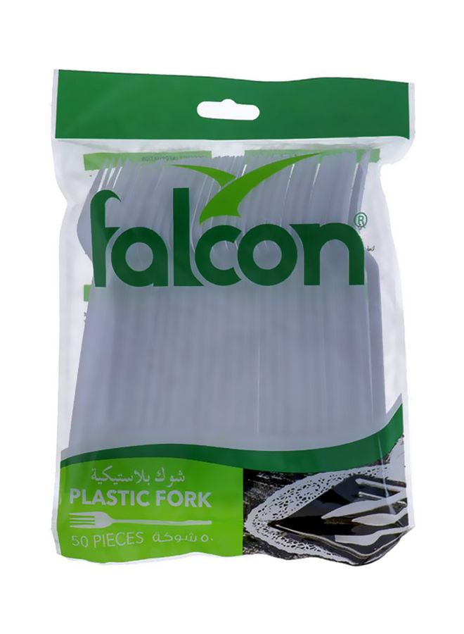 Falcon 50-Piece Disposable Fork Set - Image 1