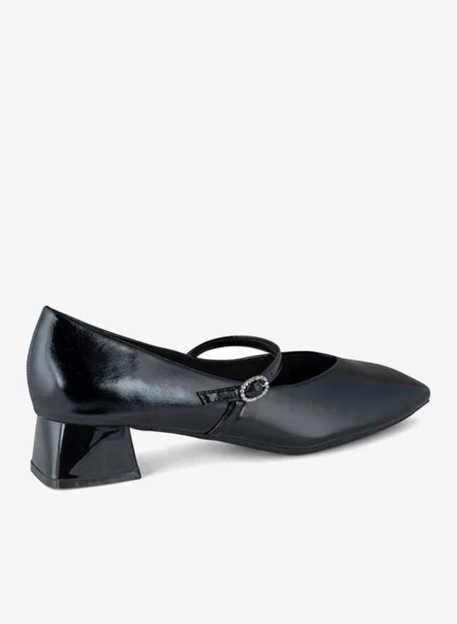 Vincci Women Square Toe Mid Heel Pumps