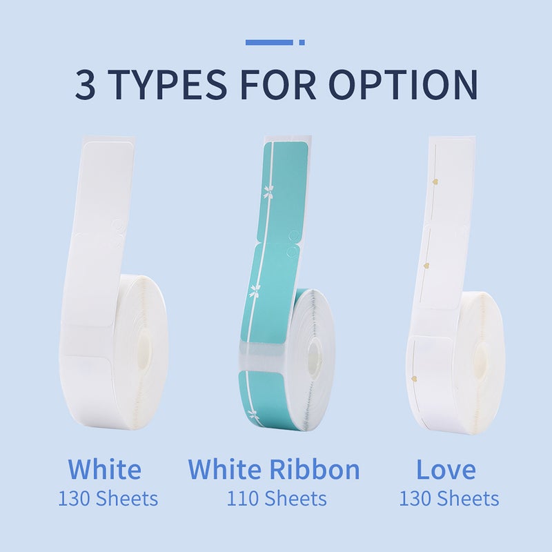 Niimbot Jewelry Label Paper Thermal Printing Paper Roll Price Label Paper Waterproof Oil-Proof Tear 14*50mm 130sheets/roll Compatible with D11 Thermal Printer for Silver Ornaments Jade Article Tag Jewelry - Image 3