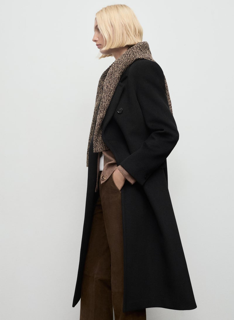 MANGO Double-breasted wool coat - Image 3