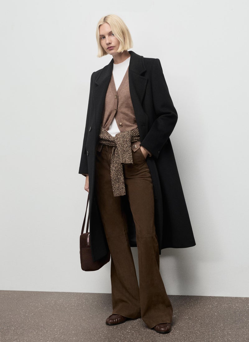 MANGO Double-breasted wool coat - Image 1