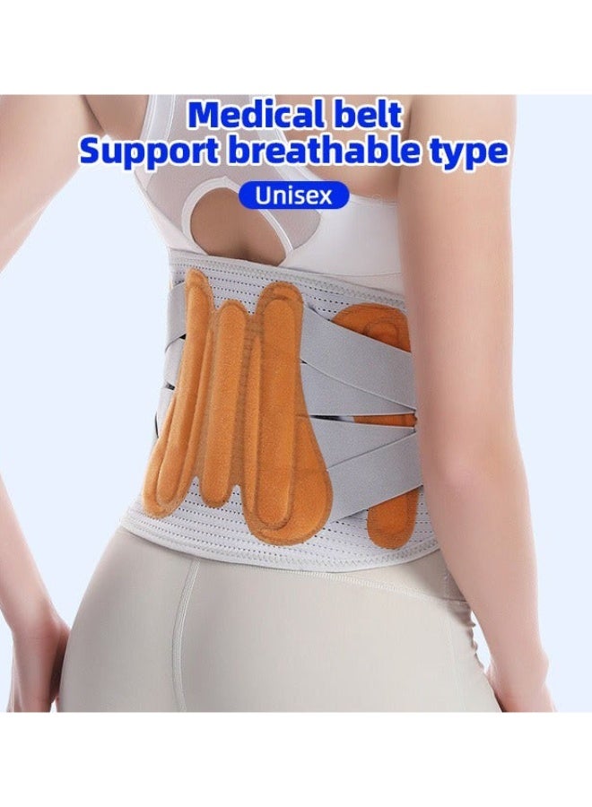 Arabest Self Heating Waist Protection,Back Braces for Lower Back Pain Relief with 4 Stays,Breathable Back Support Belt with 3 gaskets,Sports Protective Equipment - Image 2