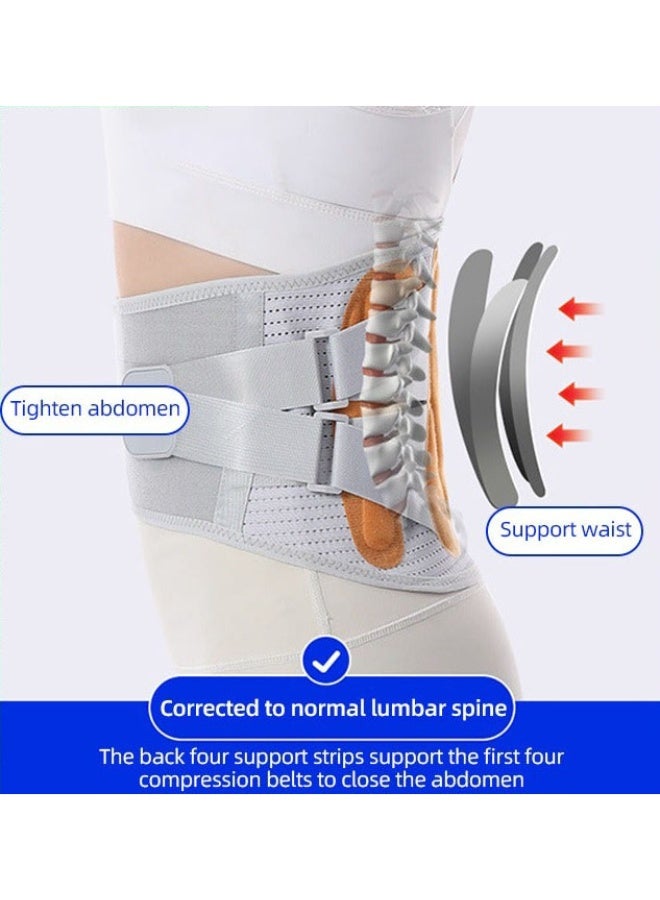 Arabest Self Heating Waist Protection,Back Braces for Lower Back Pain Relief with 4 Stays,Breathable Back Support Belt with 3 gaskets,Sports Protective Equipment - Image 5