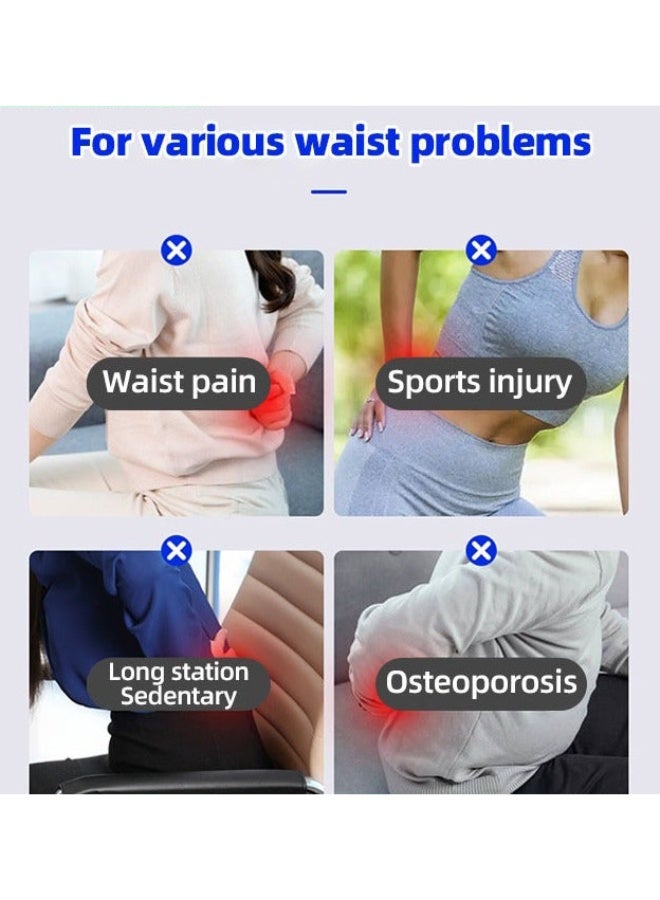 Arabest Self Heating Waist Protection,Back Braces for Lower Back Pain Relief with 4 Stays,Breathable Back Support Belt with 3 gaskets,Sports Protective Equipment - Image 4