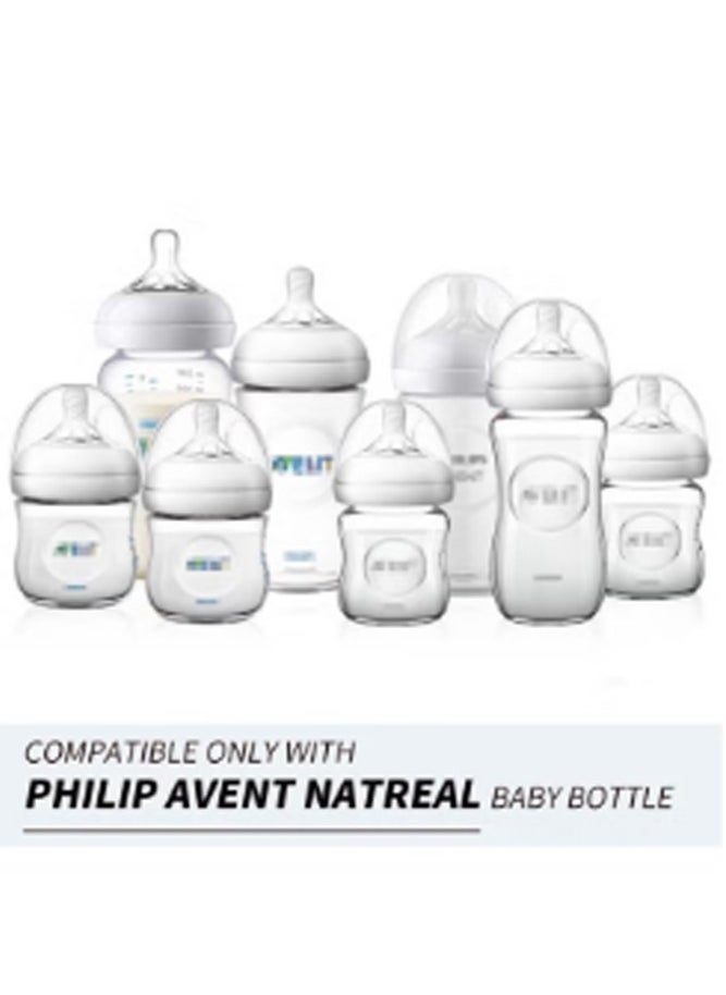 LO.BABY.VE - Baby Bottle Handles for Philips Avent Natural Baby Bottles Baby Bottle Holder 4 Pcs - Image 1