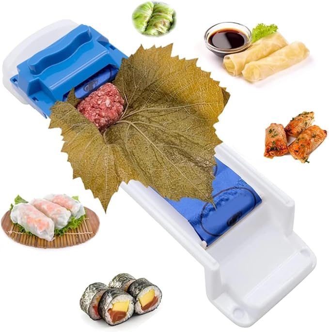 Sevia Roller Machine Stuffed Grape Cabbage Leaf Rolling Tool Vegetable Meat Dolmer Maker Rolling Machine Dolmas Sushi Leaves Tool DIY Leaves Rolling Machine - Image 1