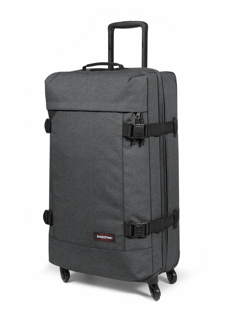 EASTPAK TRANS4 L adventure 360° Spinning wheels Trolley Luggage Bag Black Denim Large - Image 4