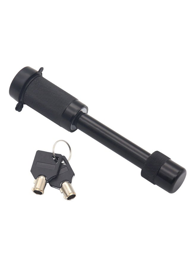 COYO Trailer Hitch Lock, Trailer Hitch Receiver Locking Pin, Anti-Theft Tow Hitch Lock with Waterproof Cap and 2 Keys, Convenient Hitch Lock for Tow Truck Boat, Car Accessories (Black) - Image 1