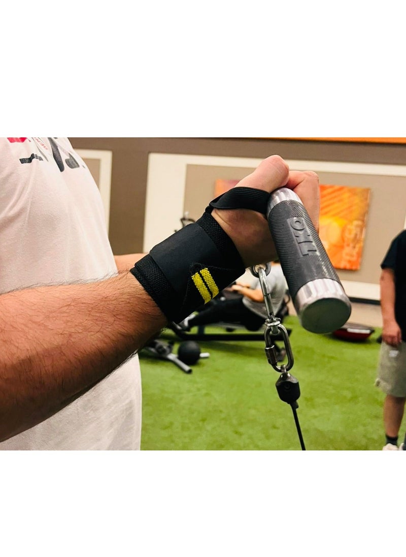 Oasisgalore Power Weight Lifting Wrist Wraps Supports Gym Training Fist Straps - One Size Fits All  - Image 5