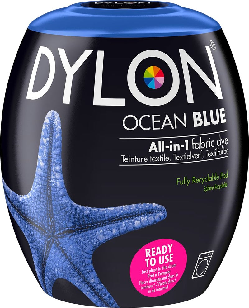 Dylon Fabric Dye Pod, Ocean Blue 350g (Pack of 1), 12 Ounce - Image 1
