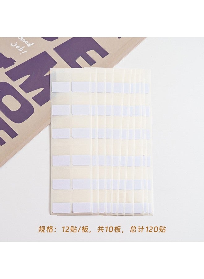 YILI Morandi Student Classification Writing Index Sticker Label Sticker Sticky Note Color Fluorescent Sticker Signature Paper Cable Sticker - Image 1