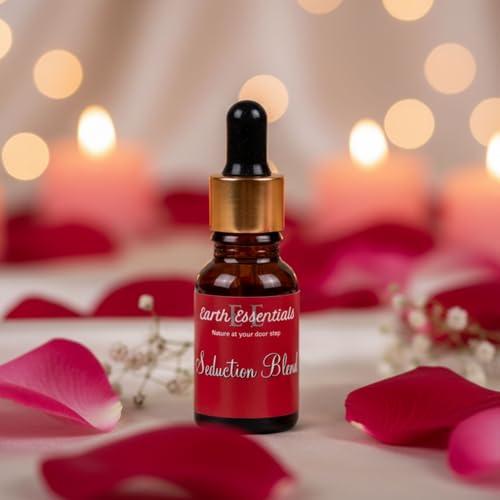 Earth Essentials Seduction Oils Blends Essential Oil Blend for Diffuser - Passionate Blend of Aromatherapy Oils for Couples with Lavender Palmarosa Clary Sage and Ylang-Ylang Essential Oil - Ignite The Romance Essential Oils Blend 15 ml - Image 2