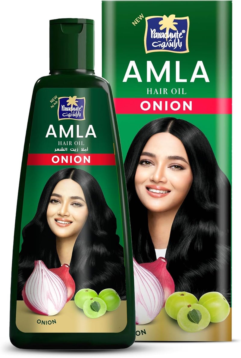 Parachute Amla Hair Oil with Onion - 500ml for Thicker and Longer Hair - Image 1