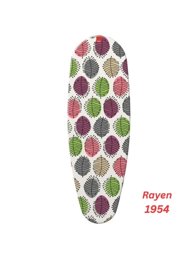 Rayen Adjustable Ironing Board Cover – 100% Cotton with 2mm Padded Foam – Easy Clip System – Universal Size 130×47 cm – Original Spanish Brand - Image 1