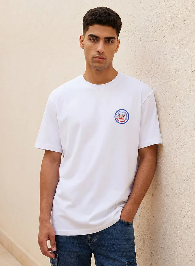 اس بي كاركترز Huntington Paul Frank Men Regular Fit Crew Neck Short Sleeve T-shirt