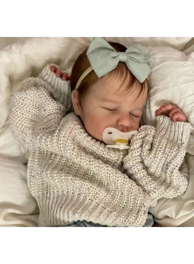 Anano Full Silicone Body Reborn Baby Dolls Realistic Girl 20 Inch Anatomically Correct Water Proof Full Body Lifelike Baby Doll Girl That Look Real Toys for Kids - Image 2
