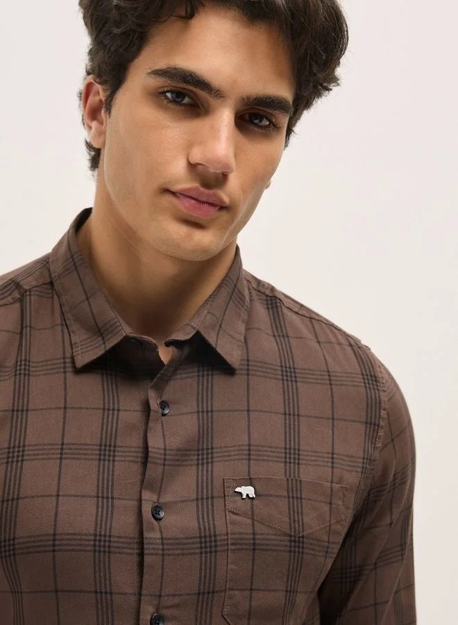 THE BEAR HOUSE  Men's Shirt for Casual and Formal Wear | Classic Button-Down Style for Office, Daily Use, Travel, Events & All-Season Outfits | Versatile & Stylish Wardrobe Essential for Every Occasion for Men | Best Price UAE