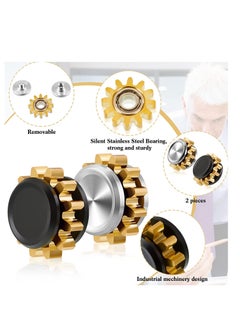 Excefore Copper Gear Metal Fidget Spinner Sensory Toy for Adults, Teens and Kids, Small Plastic Fidget Toy, Ideal for Anxiety Relief, Stress Relief, Boredom Killing Time Toys  - Image 2