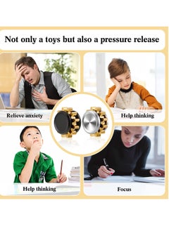 Excefore Copper Gear Metal Fidget Spinner Sensory Toy for Adults, Teens and Kids, Small Plastic Fidget Toy, Ideal for Anxiety Relief, Stress Relief, Boredom Killing Time Toys  - Image 5