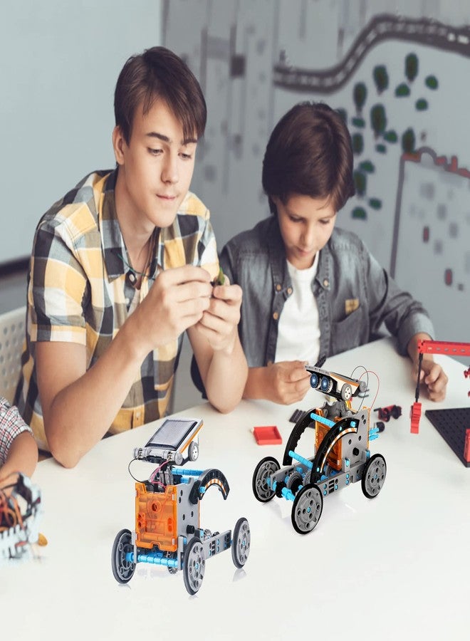 HavenJanny STEM 12 in 1 Educational Solar Robot, 190 Pieces, STEM Kit - 12 in 1 Educational Solar Robot, 190 Pieces Building Science Experimentation Kit, Educational Toys for Kids 8-10 Years Old and Older with - Image 5