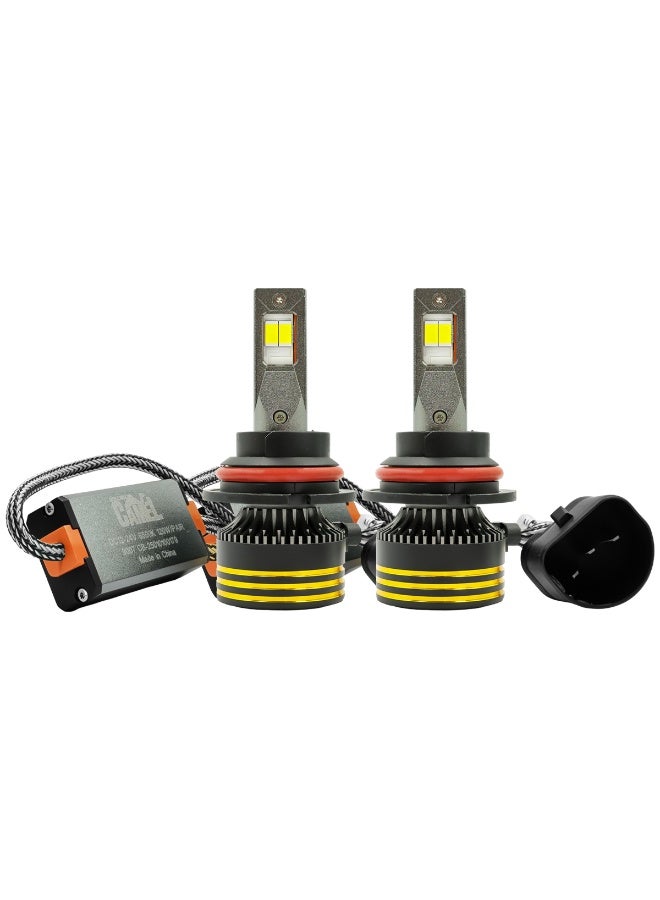 جولدن كامل مصباح أمامي LED من جولدن كاميل M8 Pro 9007 | 120 واط، 30000 لومن | 6500 كلفن أبيض | تيار مستمر 12-24 فولت | مقاوم للماء IP65 | تبريد بمشتت حراري من الألومنيوم | بديل لمصابيح السيارة الأمامية ذات الشعاع المنخفض والعالي - Image 5