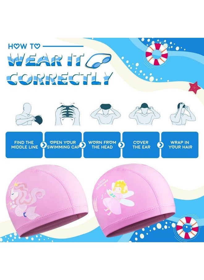 2 Pieces Kids Swimming Caps For Kids Toddler Children Boys And Girls Kids Waterproof Bathing Swim Cap For Long And Short Hair (Elf Mermaid) - pzsku/Z0DEEFEE6742AE57FDA76Z/45/_/1692271967/1af47478-3541-4b40-a0e5-30842837c877