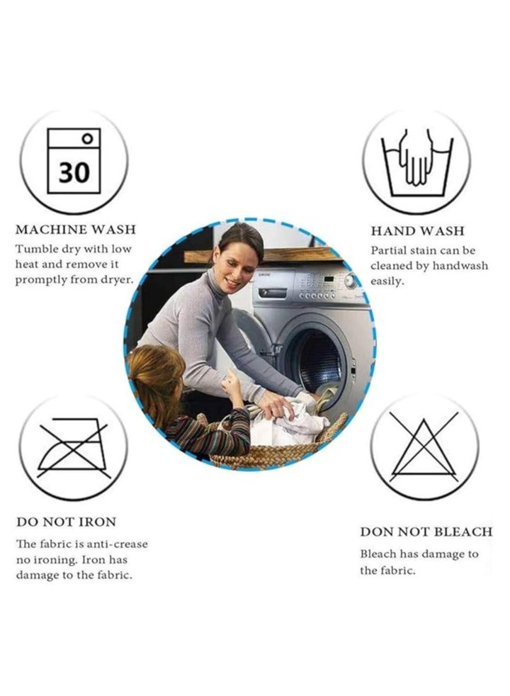 SYOSI 4 PCS Waterproof Chair Covers for Dining Room, Stretch Jacquard Dining Chair Slipcovers, Removable Washable Chair Protector for Kitchen, Hotel, Restaurant,Beige（Khaki） - Image 4