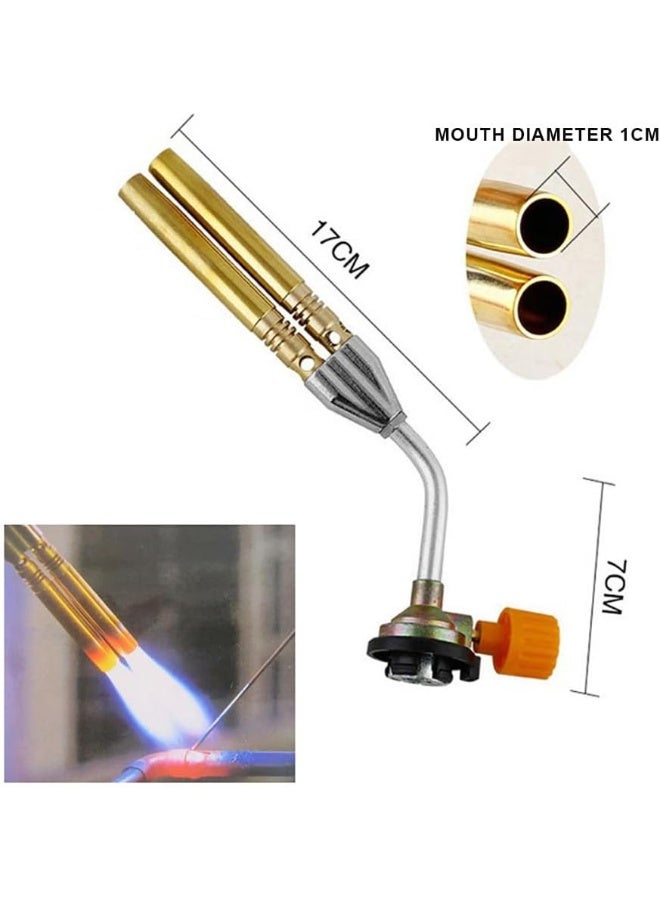 Jufi Twin Flame Gas Torch (Shaakhoof) – Manual Ignition, Portable and Powerful for Cooking, Camping, and Welding - Image 4