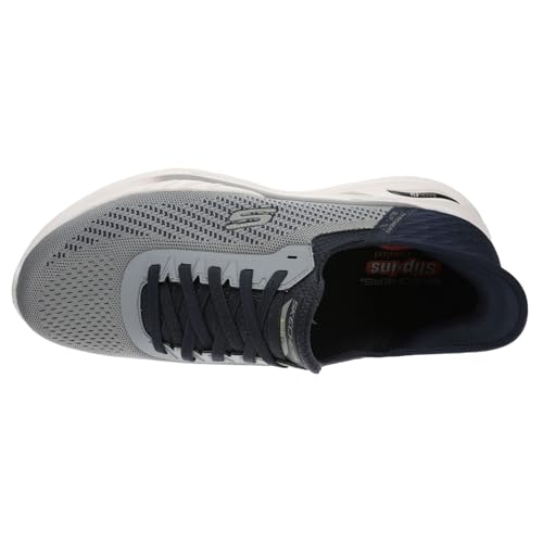 Skechers Arch Fit Orvan - Drex Hands Free Slip-ins®,Grey/Navy,7 Medium - Image 2