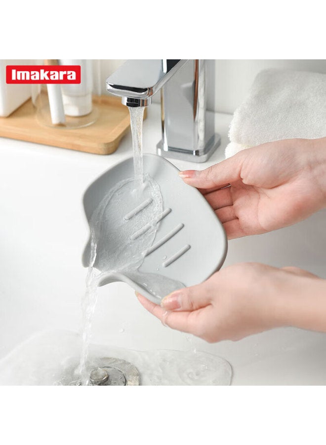 Imakara High-quality Luxury Soap Dish, Draining Large Bathroom Soap Holder, Laundry Storage Rack - Image 2