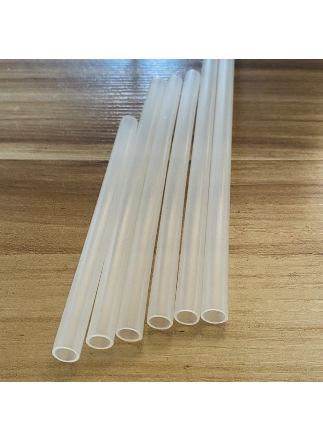 Plastic Pp Transparent Straw Custom Big Belly Cup Universal Straw Accessories Water Cup Vacuum Cup Suction Nozzle-Color:Pipe Length 8cm ]  - Image 1