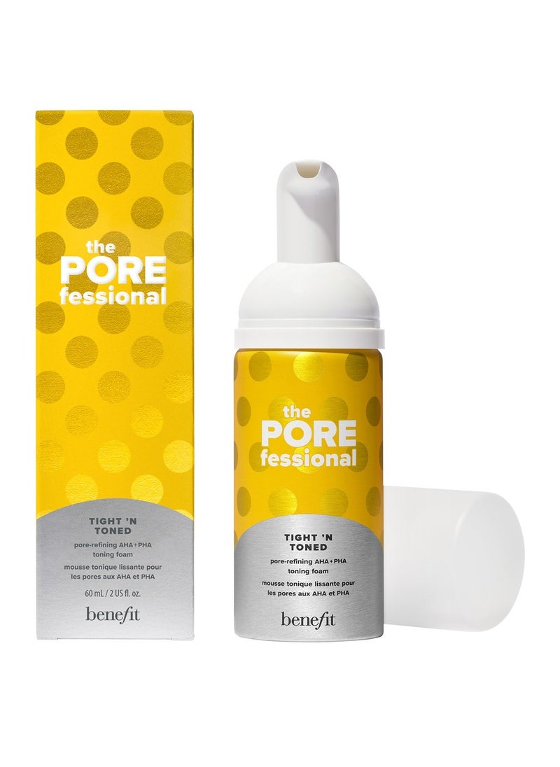 Benefit Cosmetics - The Porefessional Mini Tight N Toned Toner pore refining AHA PHA toning foam 60ml - Image 1