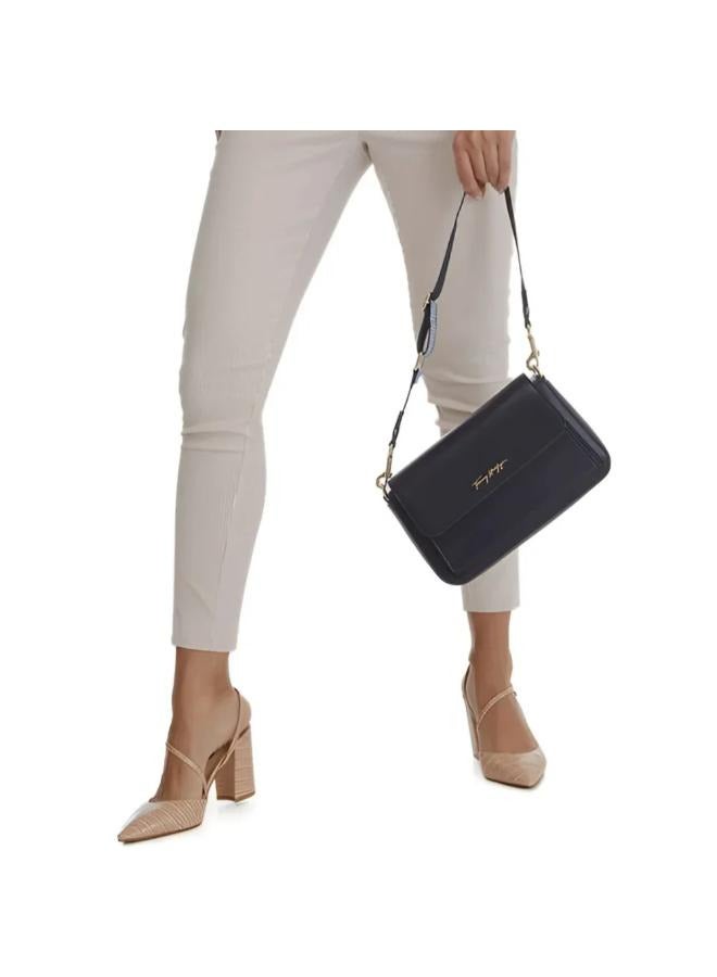 Tommy Hilfiger Plus Tommy Hilfiger Iconic Crossbody Smooth Grain PVC Women\BAGD031  - Image 3