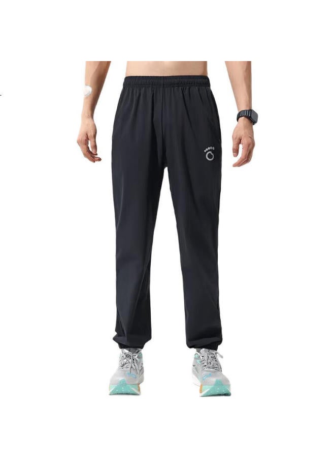 macondo Original Single Product | Mask-Like Long Pants Spring Summer Running Quick-Drying Sports Pants Sunscreen Antibacterial Black Men L - Image 3