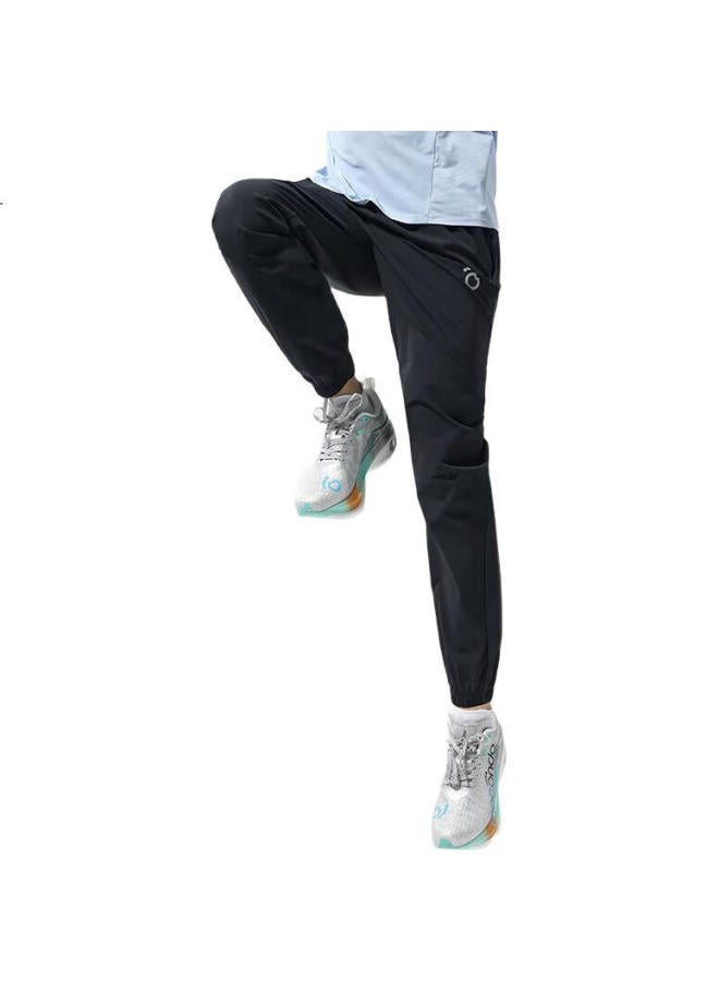 macondo Original Single Product | Mask-Like Long Pants Spring Summer Running Quick-Drying Sports Pants Sunscreen Antibacterial Black Men L - Image 1
