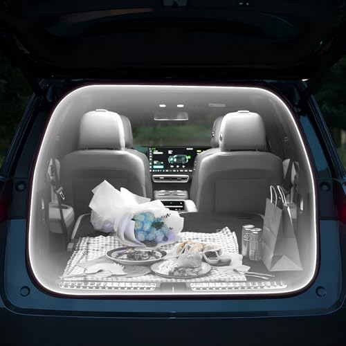 HOLDCY Car LED Strip Lights - Trunk Cargo Ambient Lighting, White Colors 6000K, 118.11 inches Flexible LED Light Strip, Easy Install, Waterproof, Universal Fit, for Car Trunks, SUVs, and Vans - Image 5