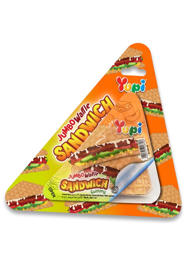 Yupi Jumbo Waffle Sandwich Gummy 88g