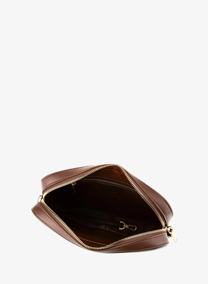 Veganologie  Maze Crossbody Bag in Brown Made From 1.5 Bamboo Stems for Women | Best Price UAE