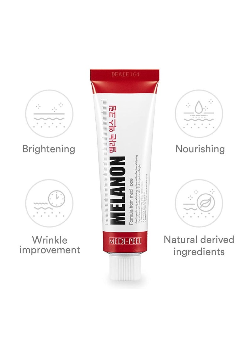 MEDI-PEEL Melanon X Cream 1.01 fl oz, Reduce Dark Spots, Anti-Aging, Spot Cream, Spot Treatment, Skin Trouble Care, Brightening, Moisturizing, Blemish & Freckles, Korean Skin Care, Tretinoin Cream - Image 3