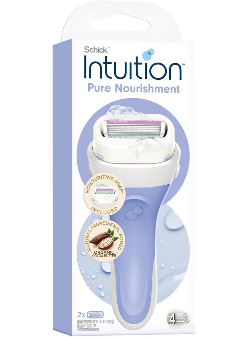 Intuition Pure Nourishment Kit – 2 Razors for Women - Image 1