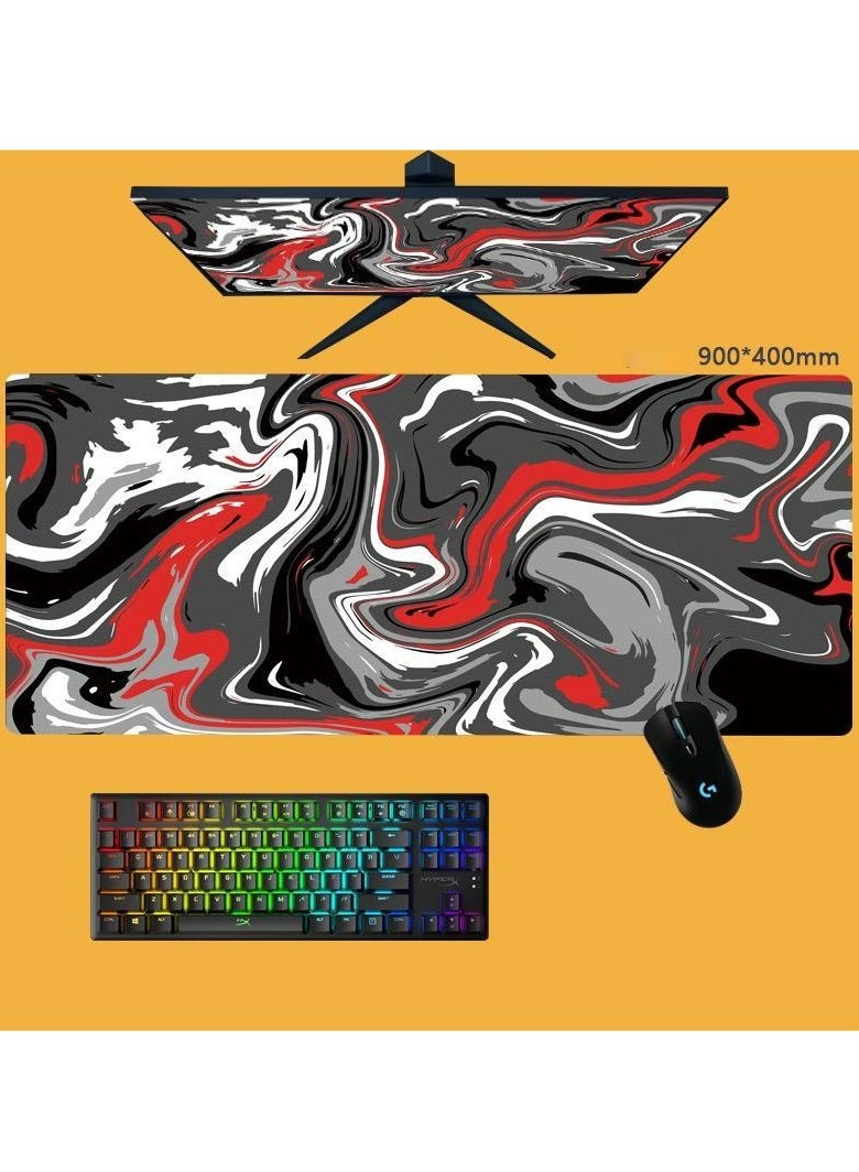 Goldfish Large Anime Character Mouse Pad 400x900mm Extended Gaming Desk Mat for Home Office Everyday Use - Image 1