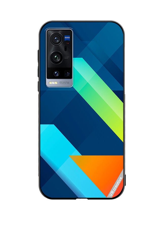 VR CREATIVE Protective Case Cover For Vivo X60 Pro Plus Texture Design Multicolour - Image 1