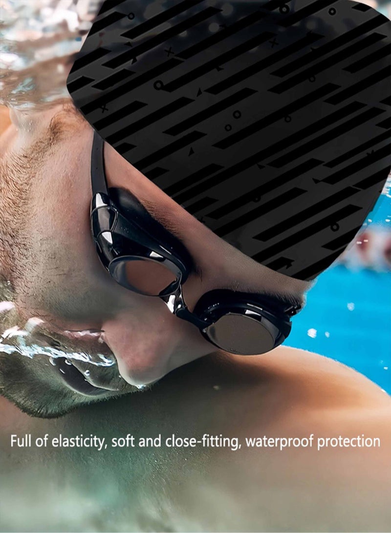 REVEX Men Women Swim Cap, Unisex Adult Swimming Caps  Keep  , Waterproof Bathing Cap for Swimming - Image 3