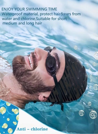 Men Women Swim Cap, Unisex Adult Swimming Caps  Keep  , Waterproof Bathing Cap for Swimming - view 4