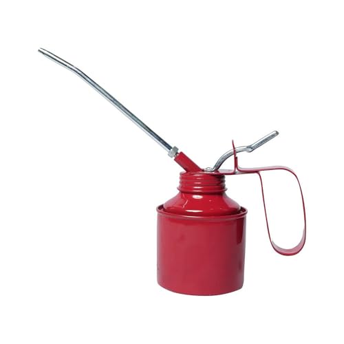 Eastman Wesco Type Oil Can (E-2072A), 1/2 Pint (250 CC) High-Pressure Lubrication Pump with Rigid Steel Body and Lever Action for Automotive, Industrial Machinery, Car, and Bike Maintenance. - Image 1