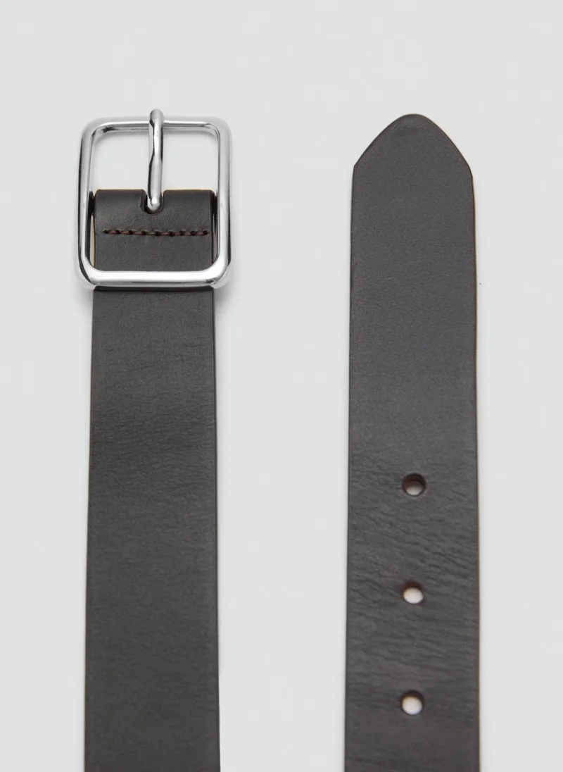 Mango Man Leather Belt